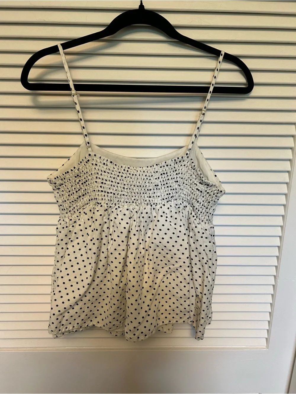 Kate Spade x Target Women’s White Polka Dot Spaghetti Strap Tank Top